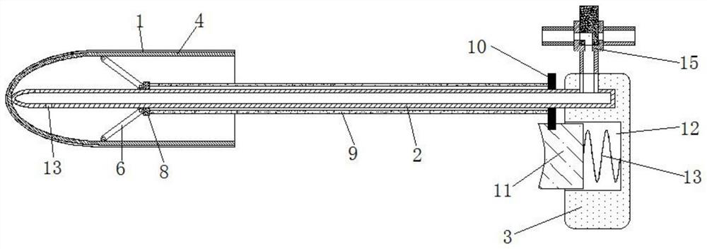 Cleaning device in robot ultrasonic knife operation