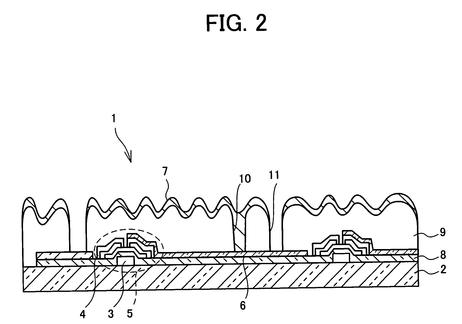 Active matrix substrate, liquid crystal display panel of transflective type, and liquid crystal display device of transflective type