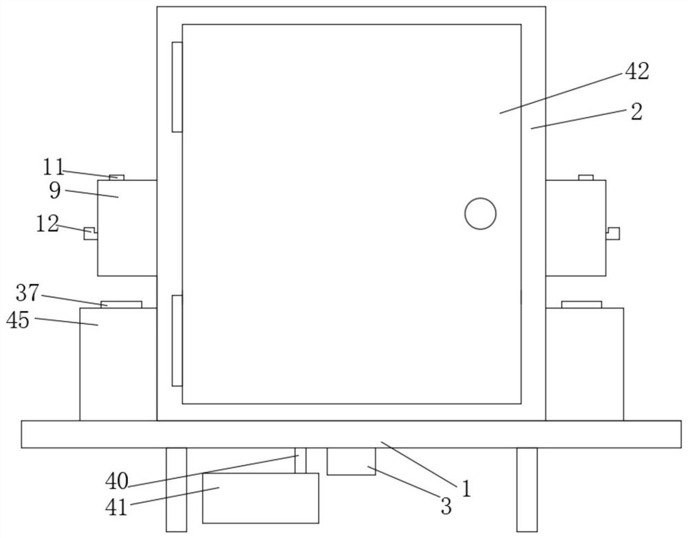 Food detection appliance disinfection device