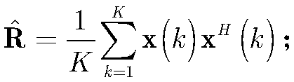 Robust beam forming method based on steering vector and space power estimation