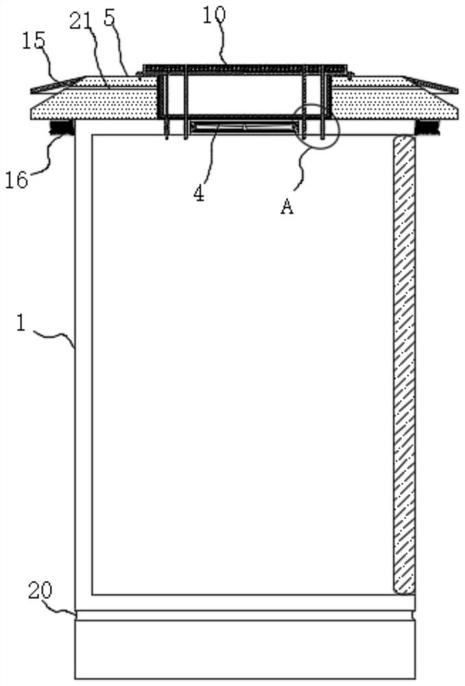 Signal lamp emergency power supply with anticorrosive coating structure