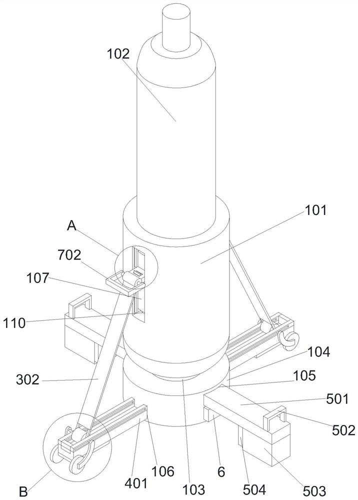 Nitrogen cylinder convenient to transport and store