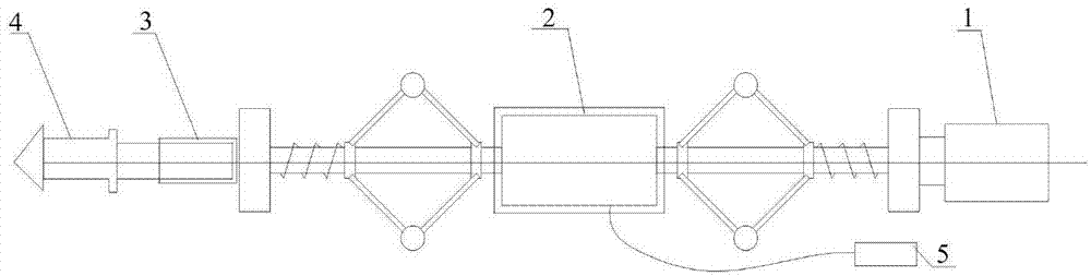 Self-propelled diameter-variable stress rosette pasting device used for geostress measuring