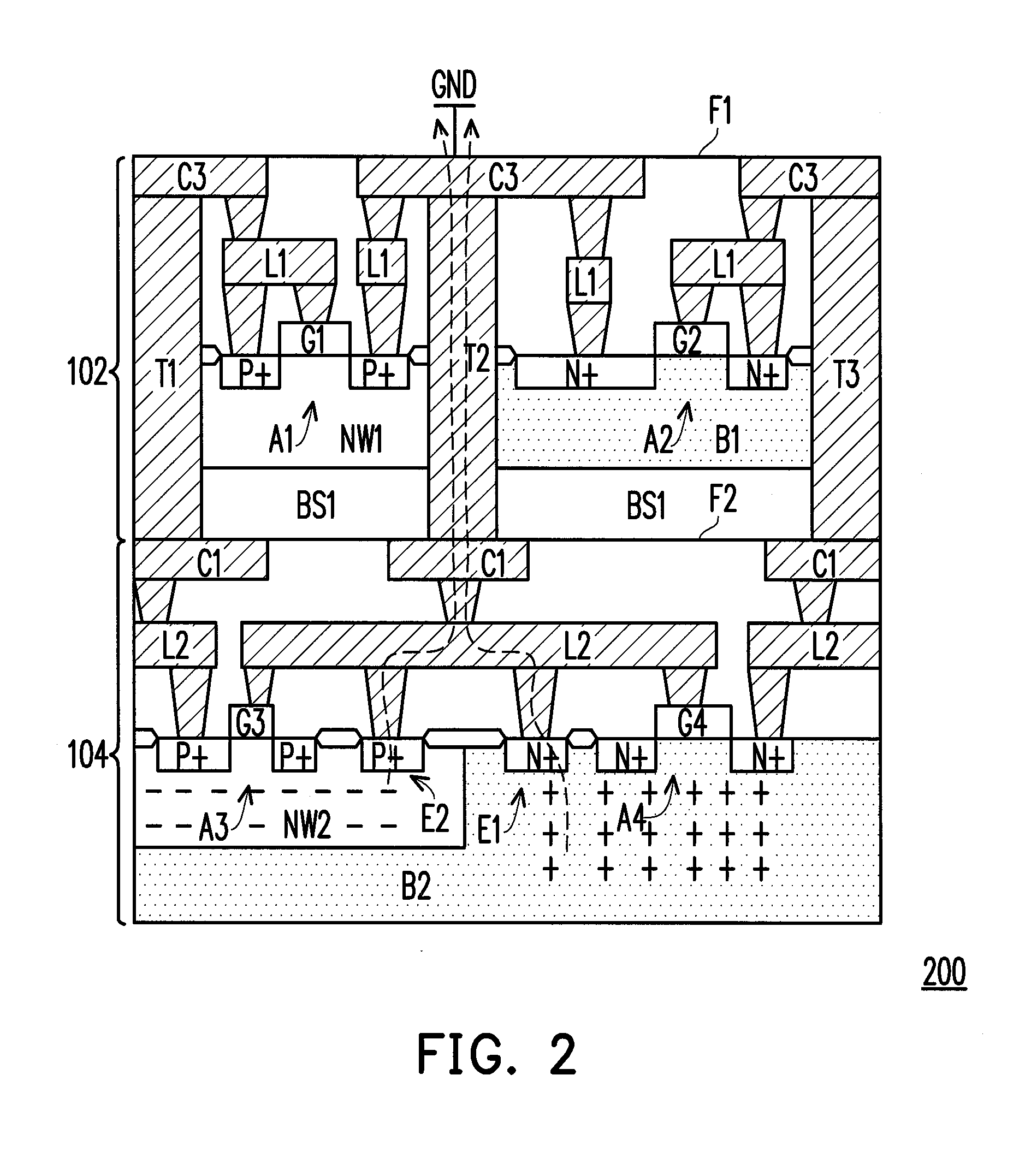 ESD protection structure for 3D IC