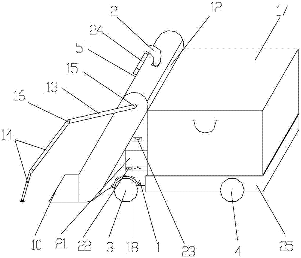 Automatic tennis ball picking robot with machine vision