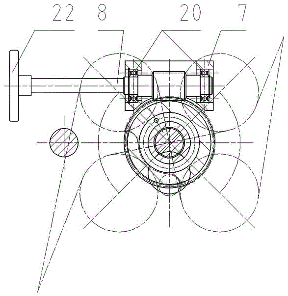 A Wrap Angle Adjustable Expanding Device with Cloth Length Compensation Function