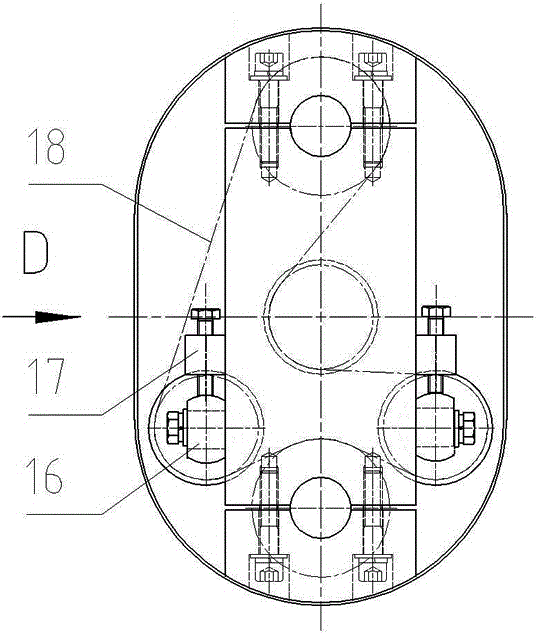 A Wrap Angle Adjustable Expanding Device with Cloth Length Compensation Function