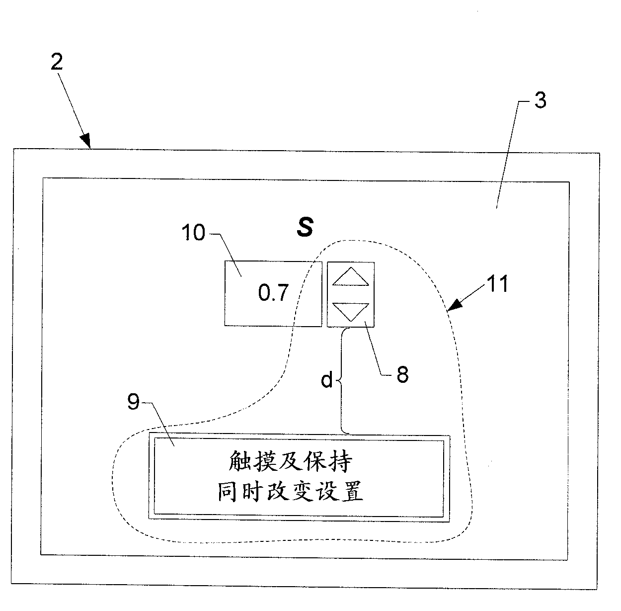 User interface for breathing apparatus