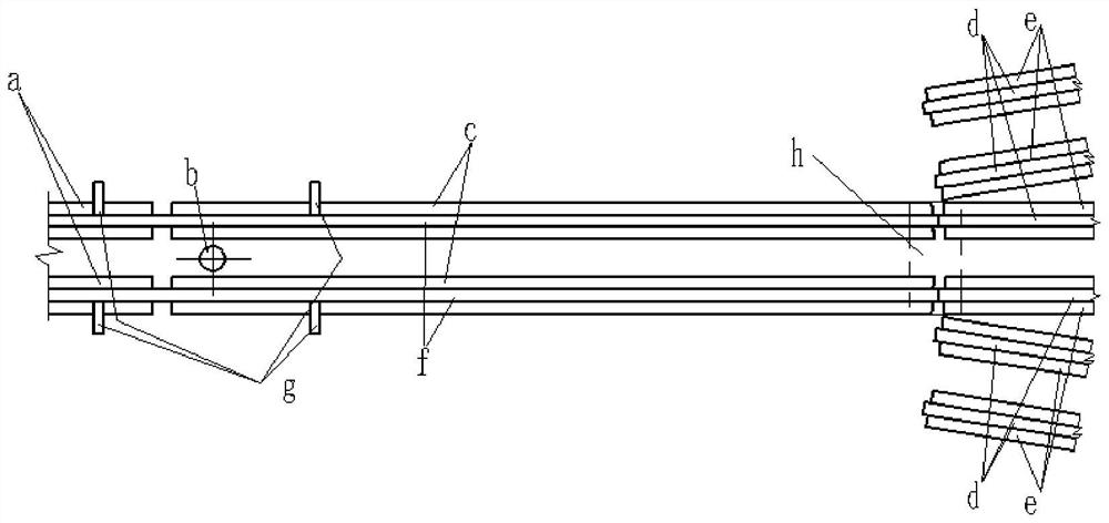 Variable line girder numerical control driving system and working process thereof