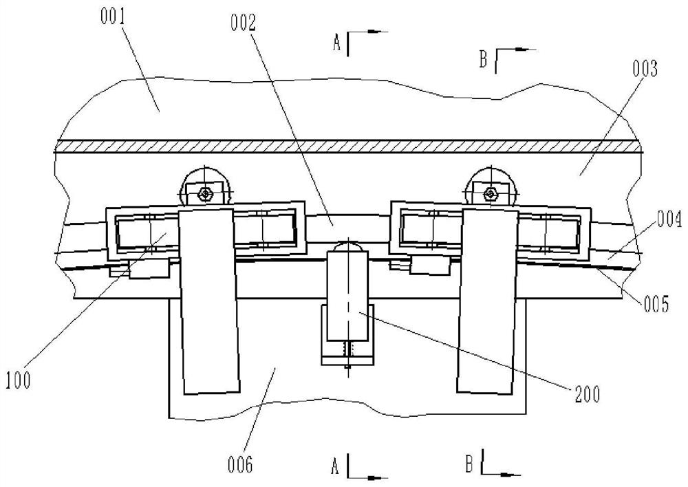 Variable line girder numerical control driving system and working process thereof