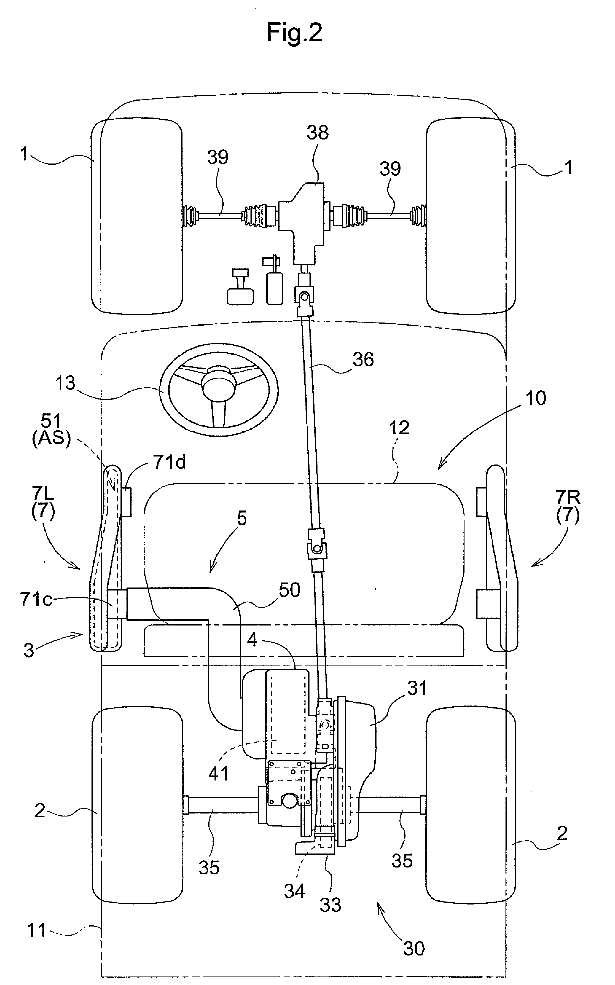 Utility vehicle having continuously variable transmission