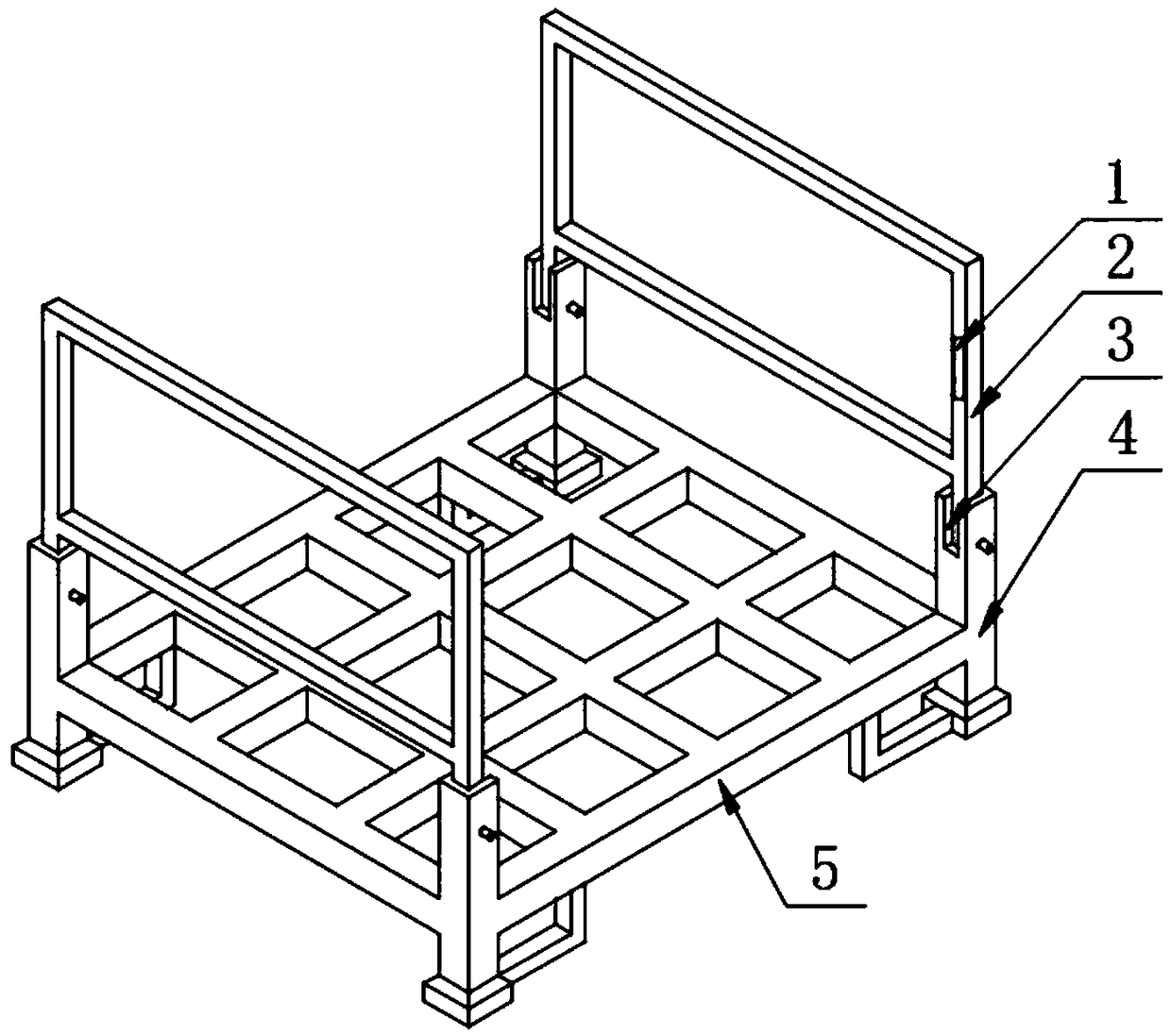 Intelligent material rack capable of recording usage state and using method thereof