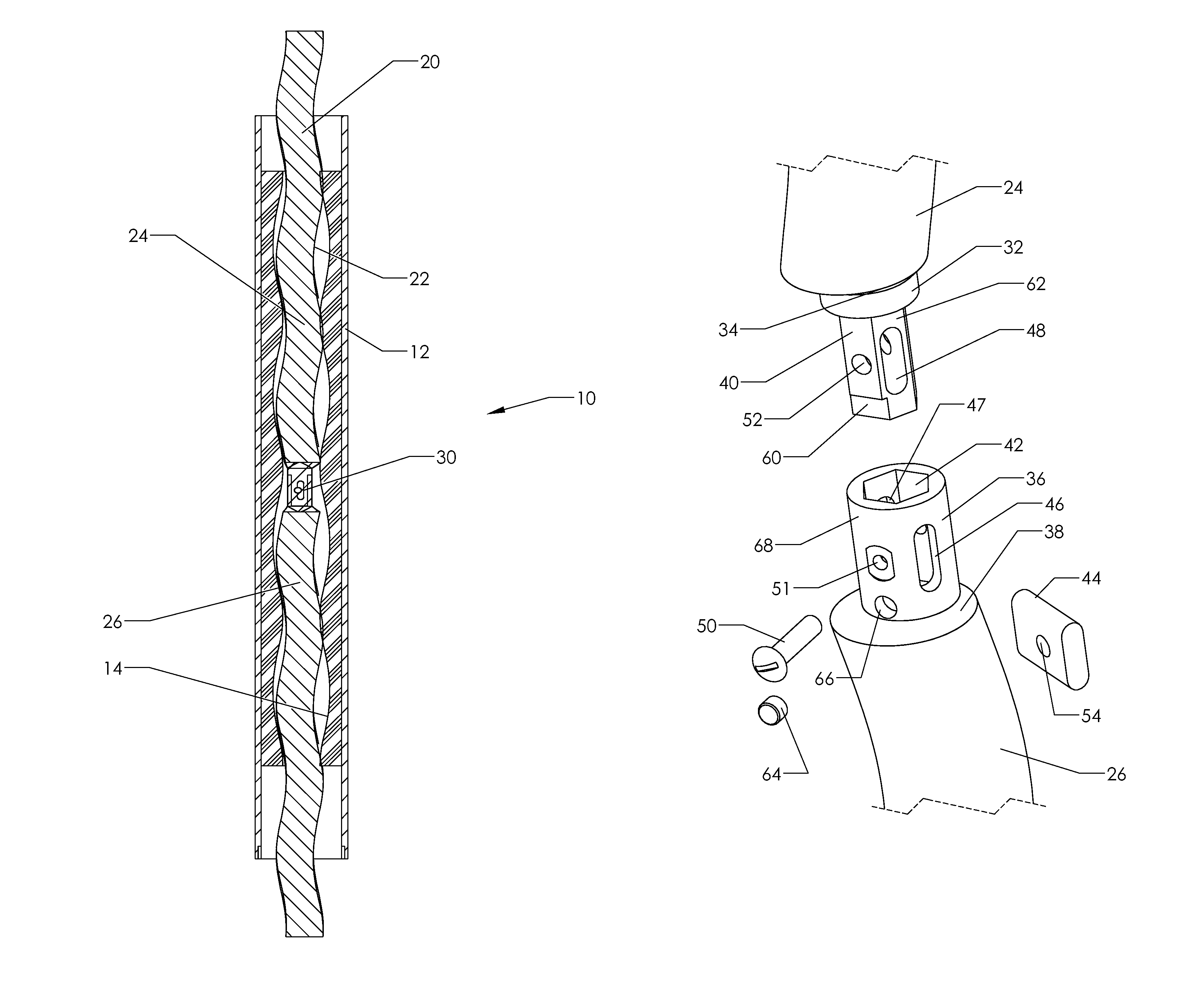 Progressing cavity pump/motor