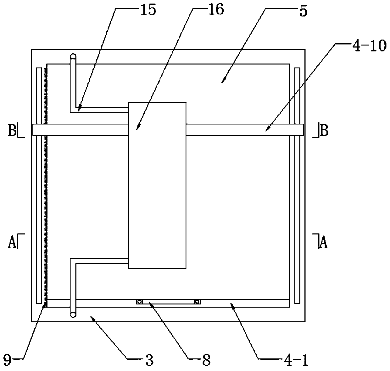 Plane design drawing device