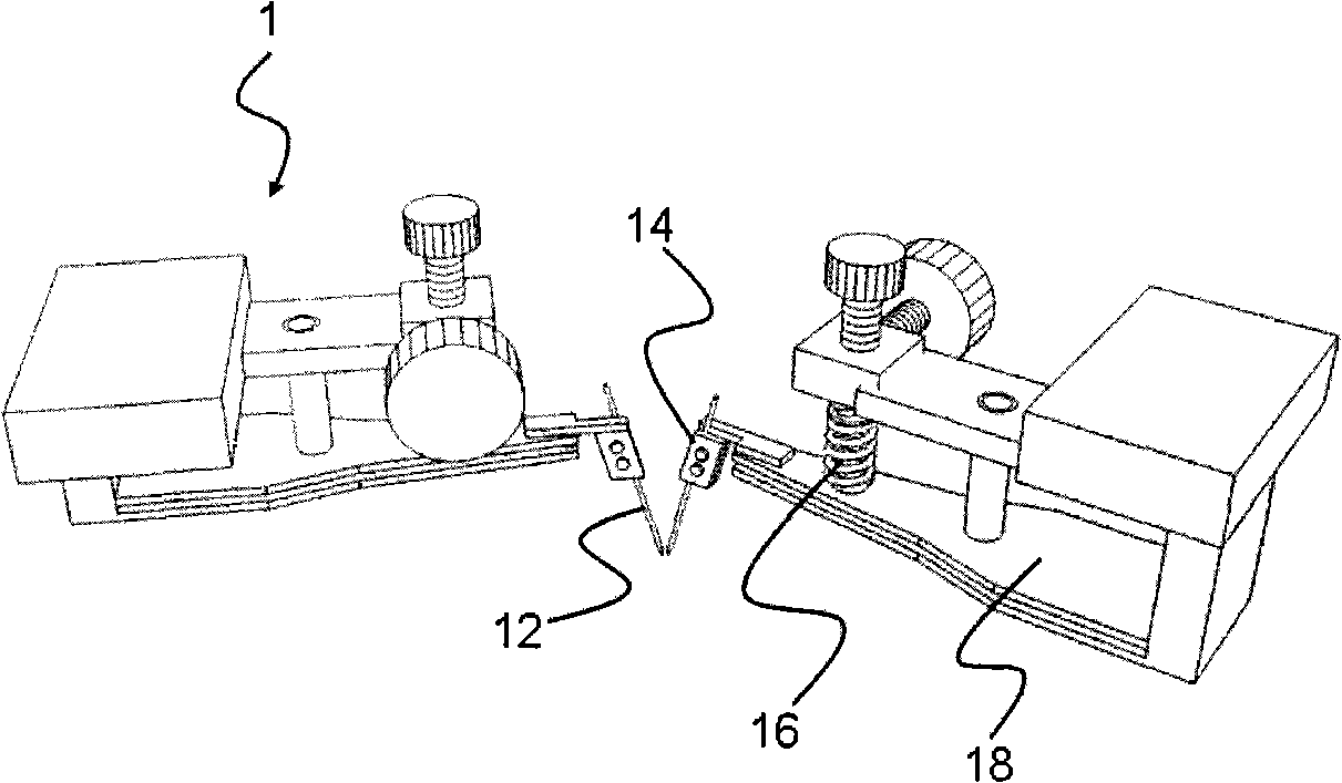 Detection machine station with contact impedance detection device