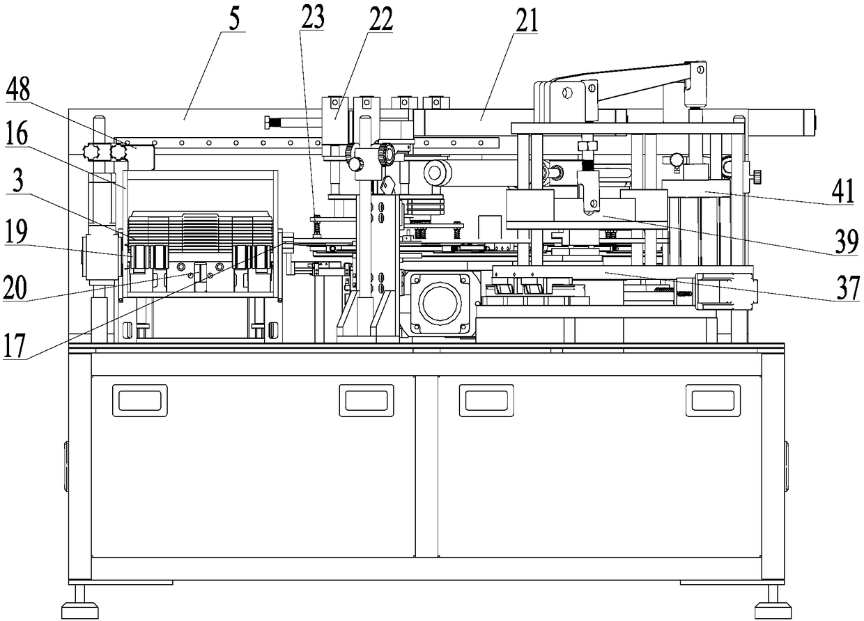 A multi-station turntable battery automatic punching machine