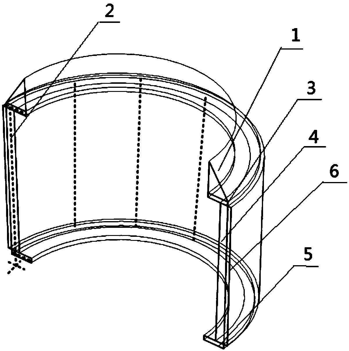 A thermoelectric power generation device using the waste heat on the surface of the ladle