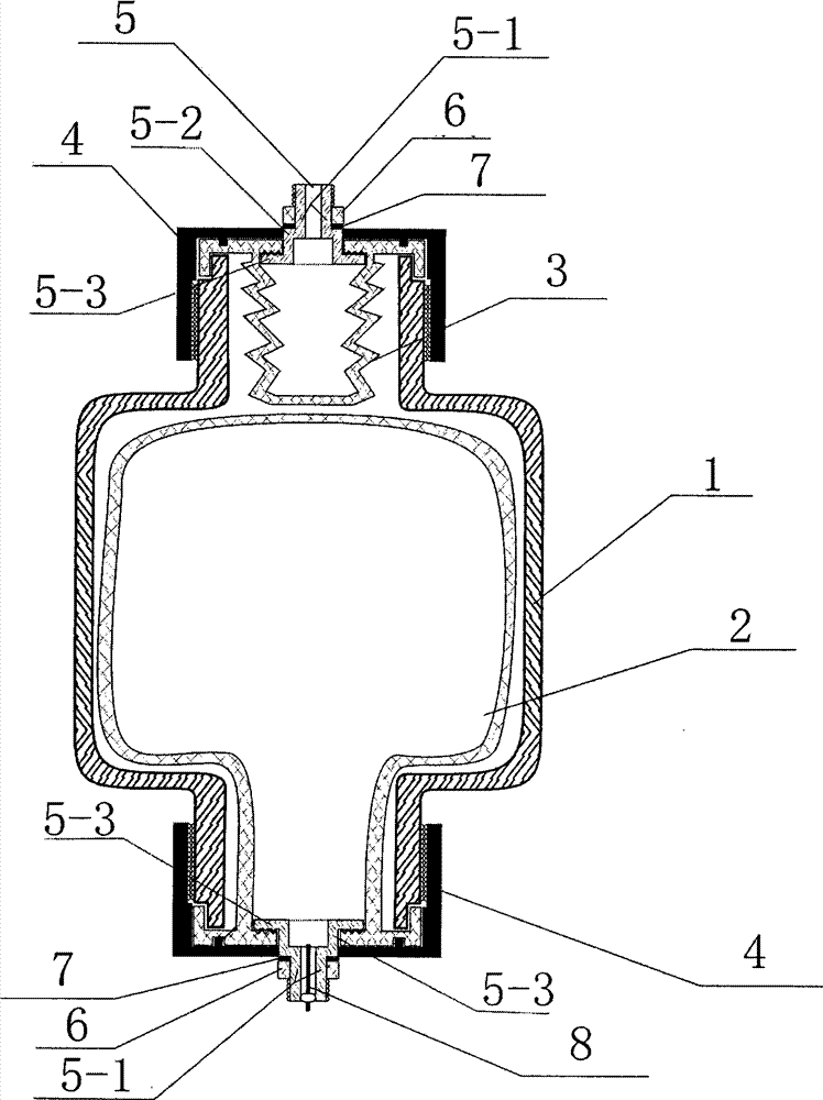 Pressure water storage barrel