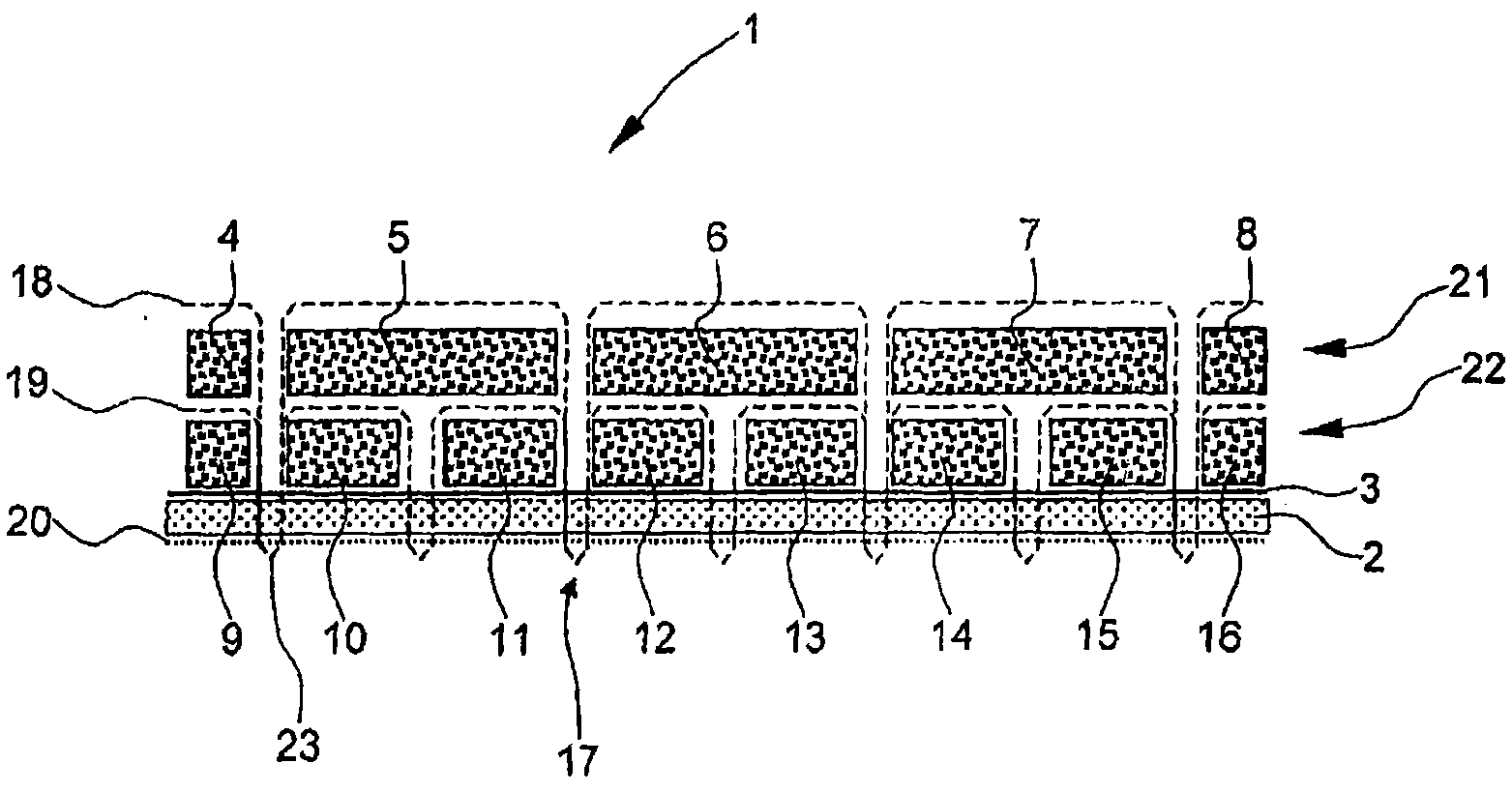 Method for producing in a TFP method one-or multi-layer layer fibre preforms