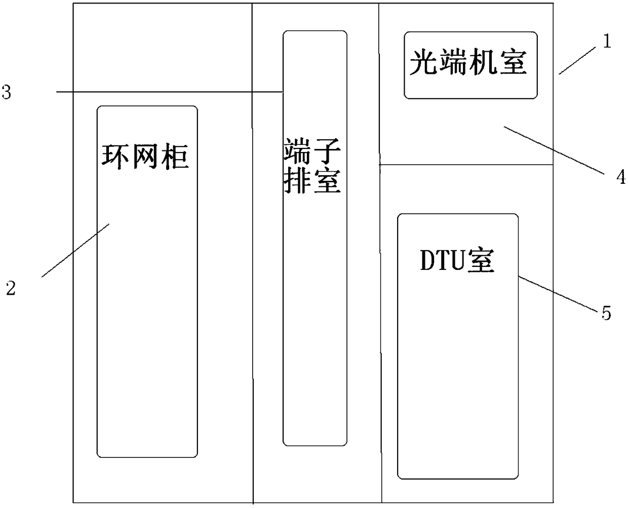 A terminal box suitable for on-site reconstruction of ring network cabinets