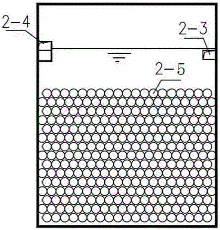 Multi-cycle self-backflow small living sewage treatment system with denitrification function