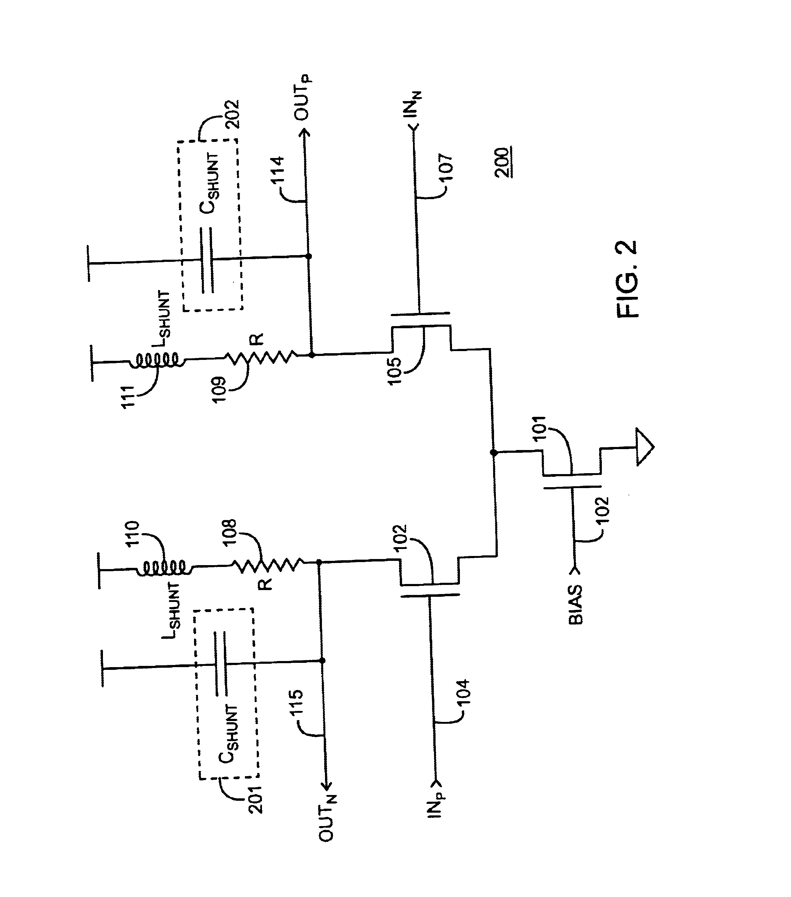 Current-controlled CMOS wideband data amplifier circuits