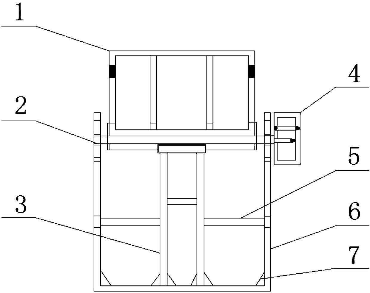 Automatic flexible freight bag unloading and empty bag intact recovering device