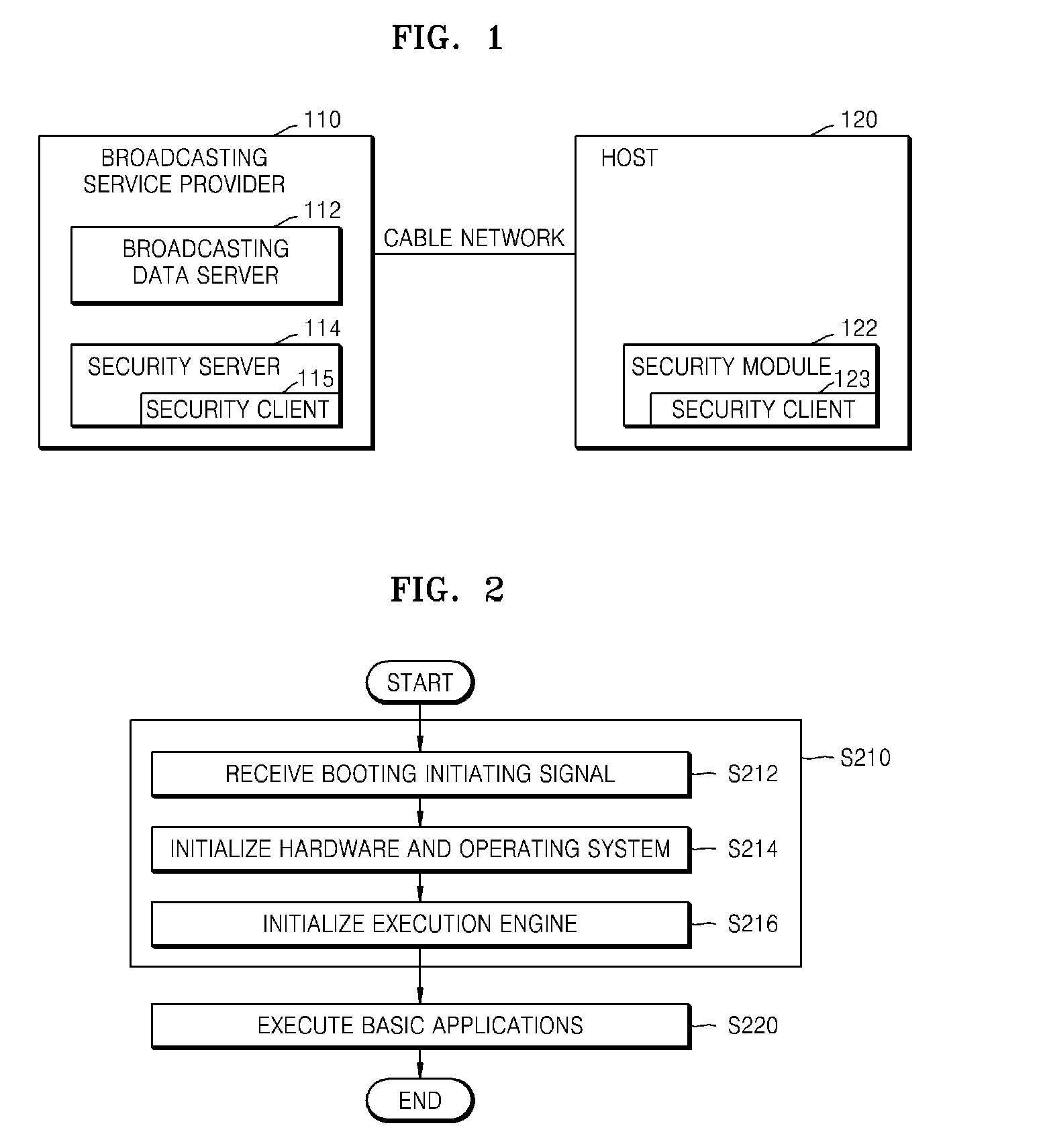 Method and apparatus for booting host