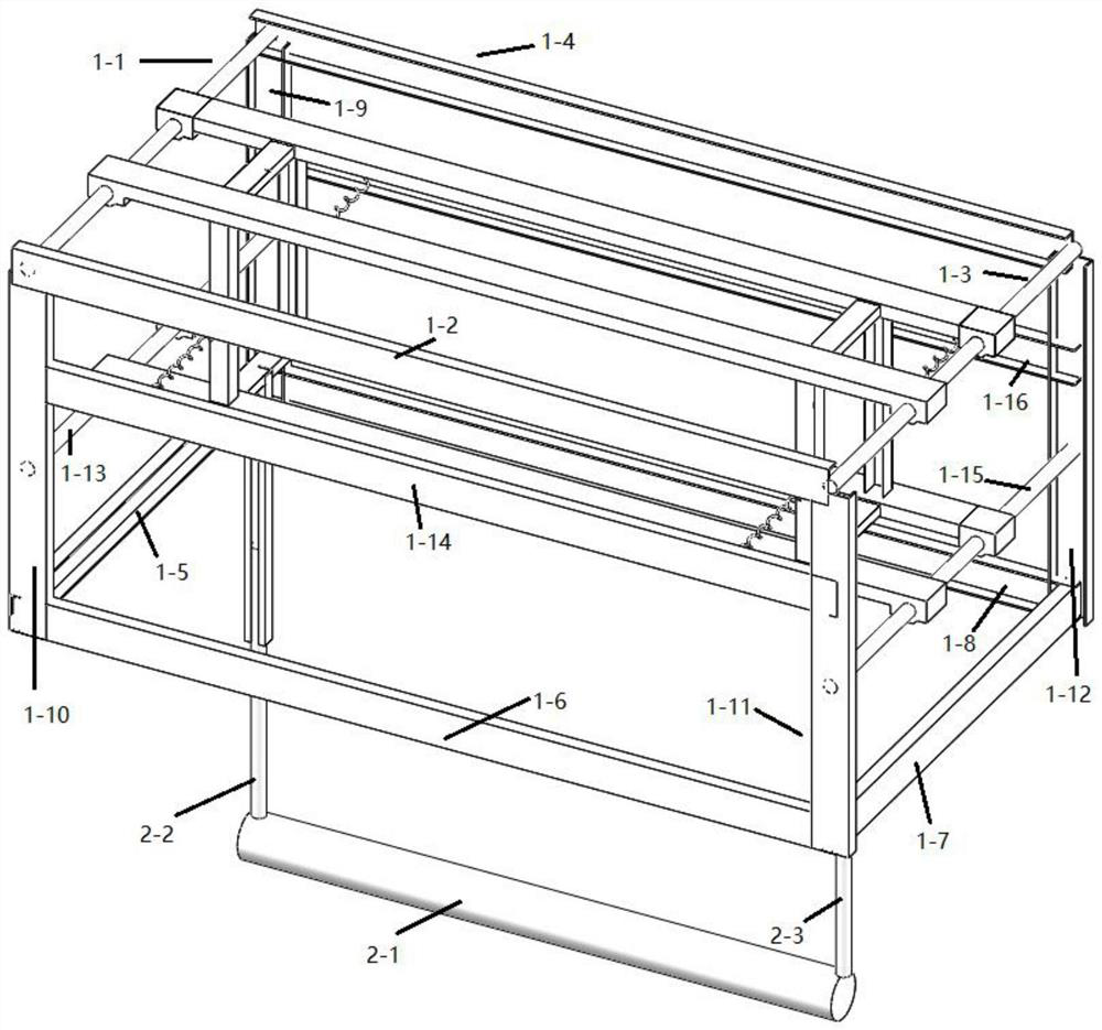 Rigid cylinder vortex-induced vibration test device