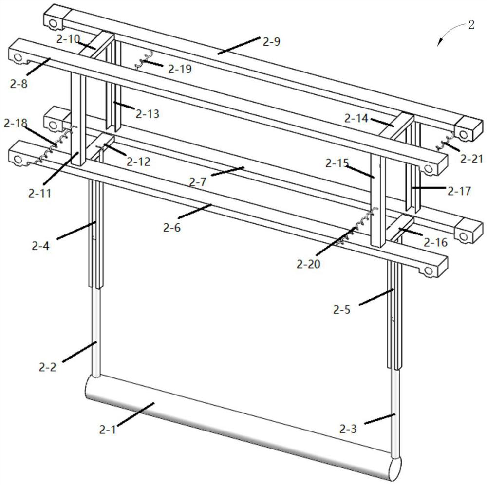 Rigid cylinder vortex-induced vibration test device