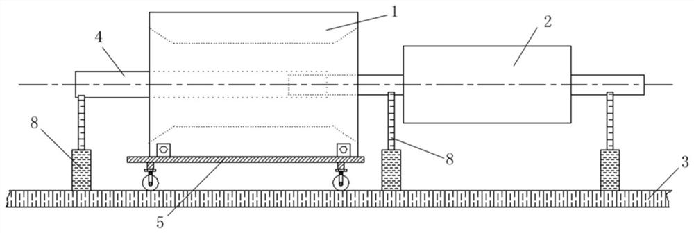 Motor rotor penetrating device