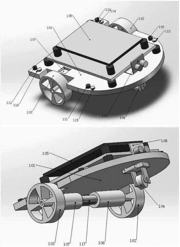 Biomorphic wheeled robot system with simulation learning mechanism and method