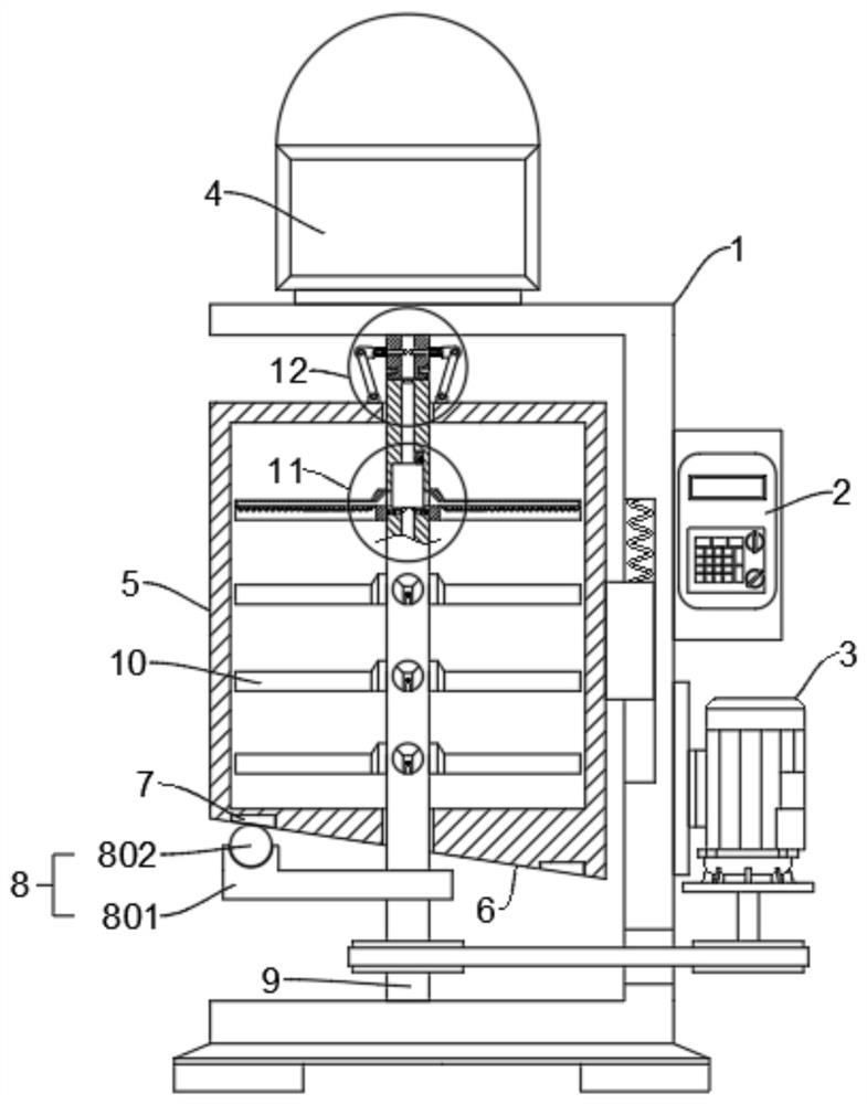 Composite perfume mixing preparation device