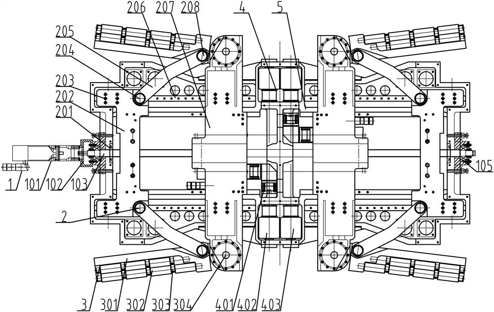 Middle double-wheel driving holding type vehicle carrier and using method