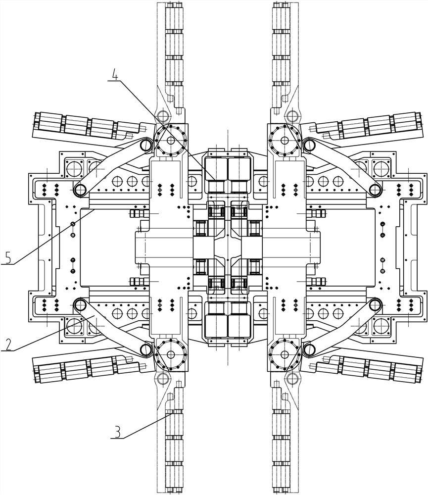 Middle double-wheel driving holding type vehicle carrier and using method