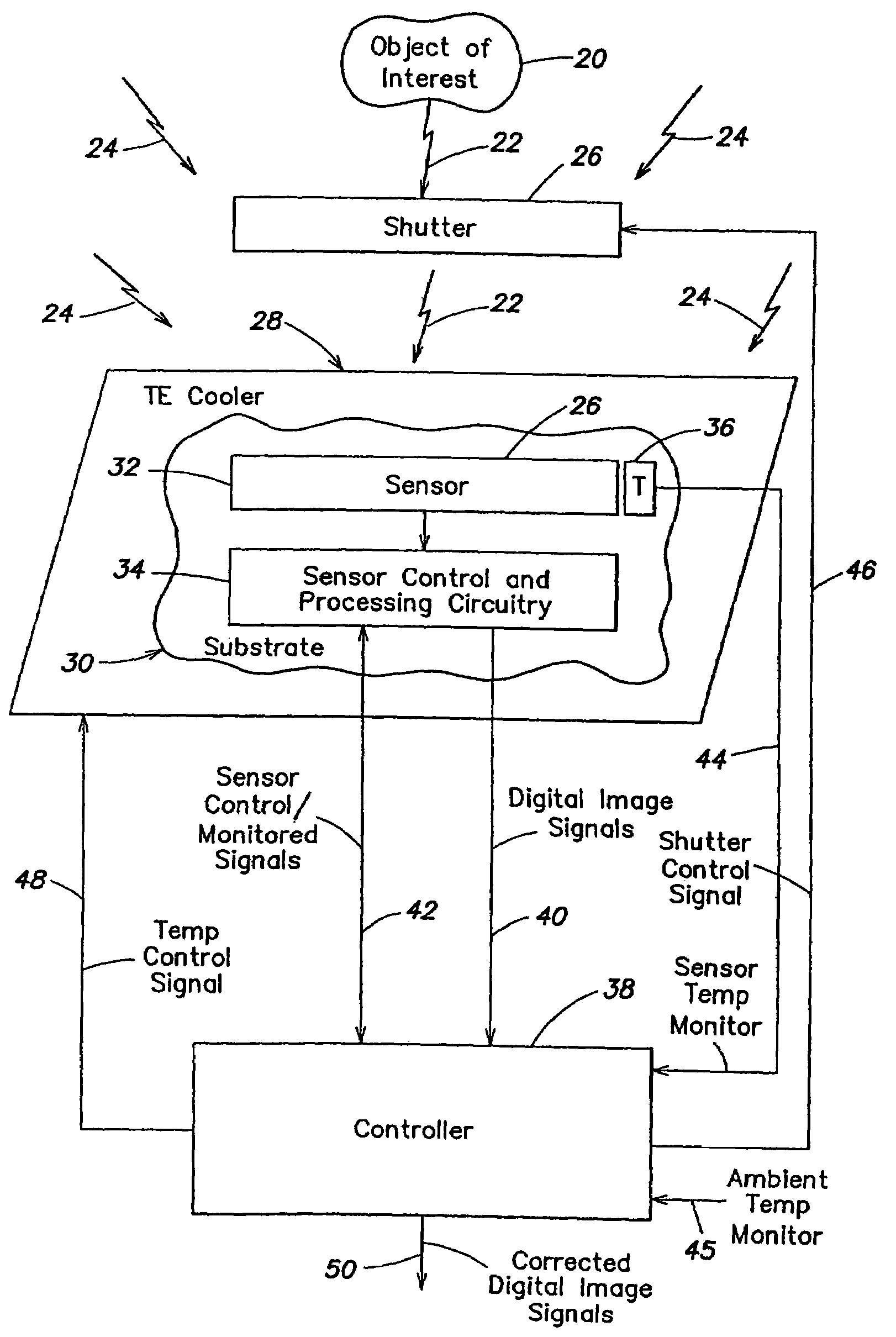 Real-time radiation sensor calibration