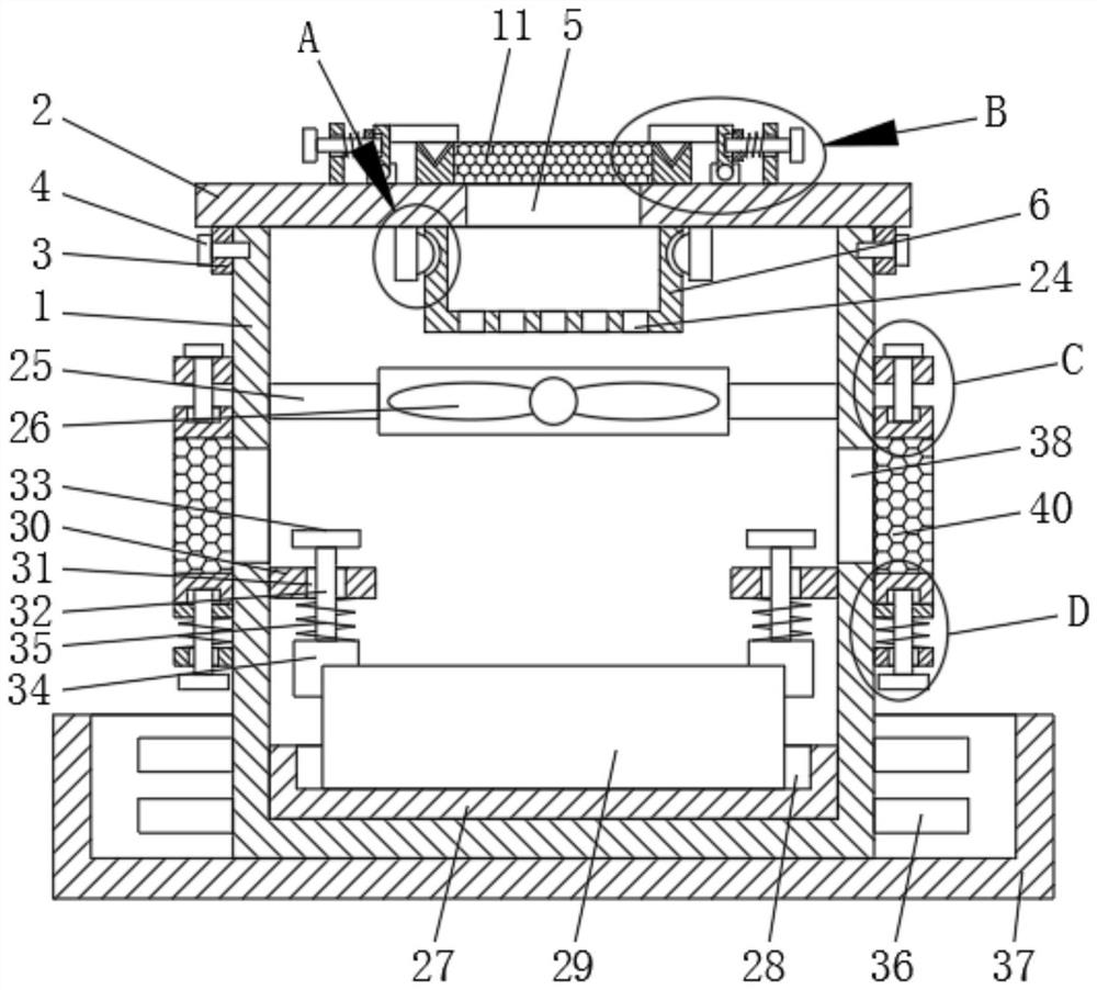 Efficient heat dissipation device of network controller