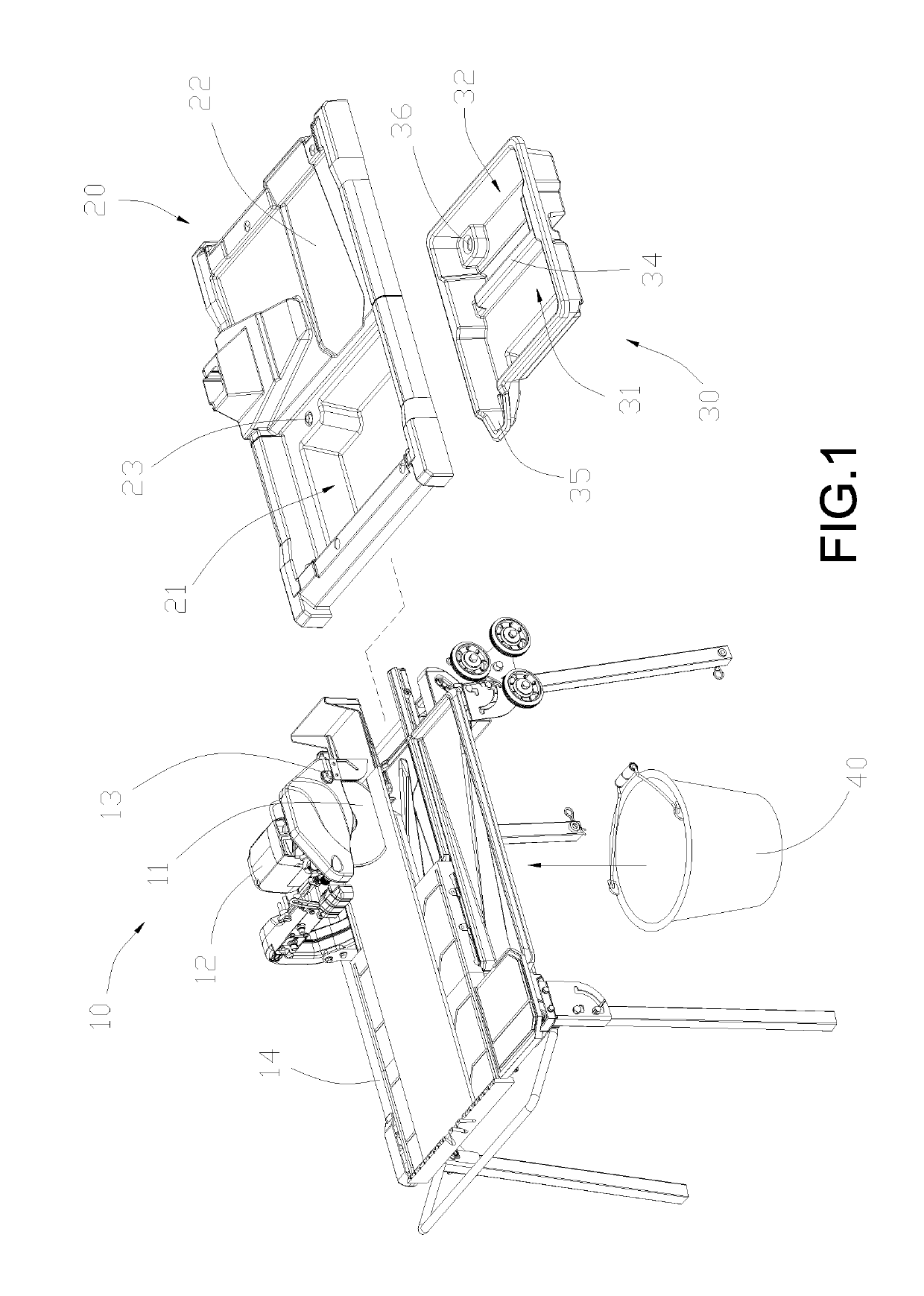 Method and System of Rivering Filtration for Power Saw Machine