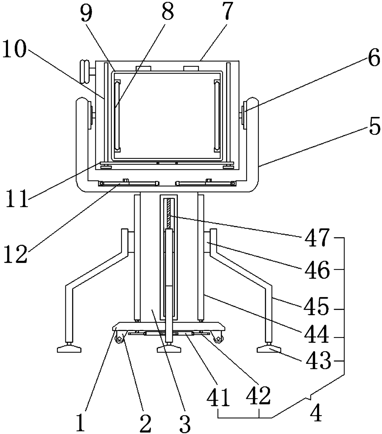 Urban and rural planning layout display device