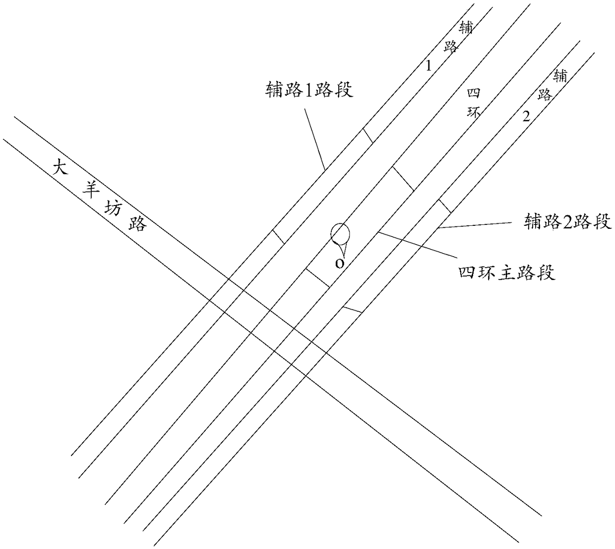 Method and device for determining road section on basis of position and storage medium