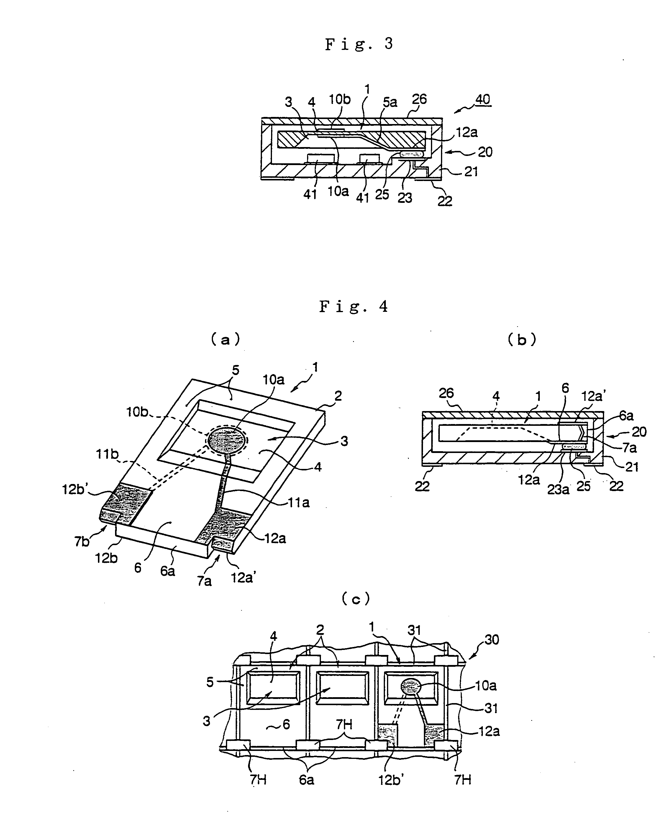 Piezoelectric substrate, piezoelectric resonating element and surface-mount piezoelectric oscillator