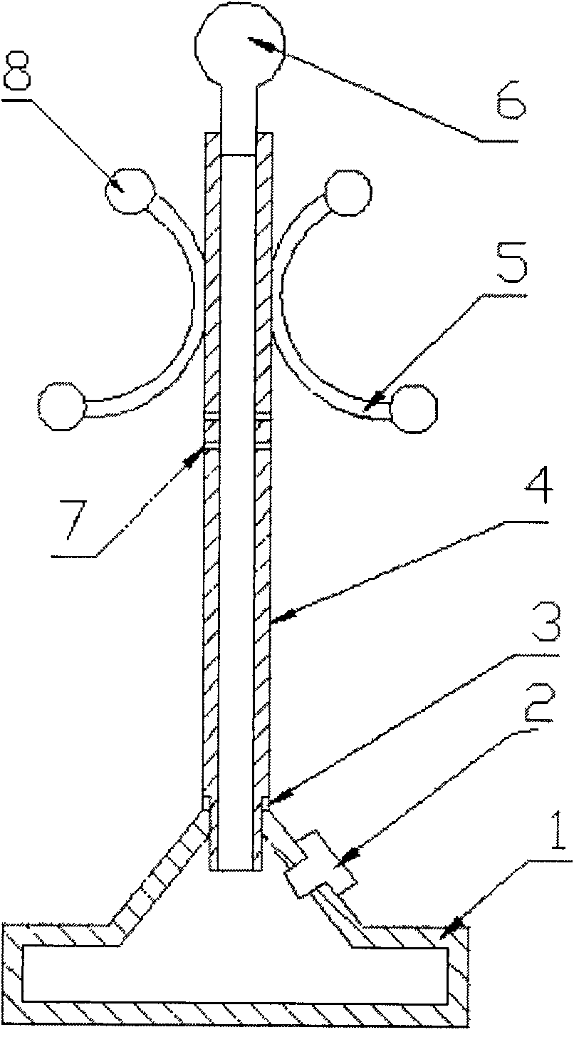 Novel perfuming coat hanger