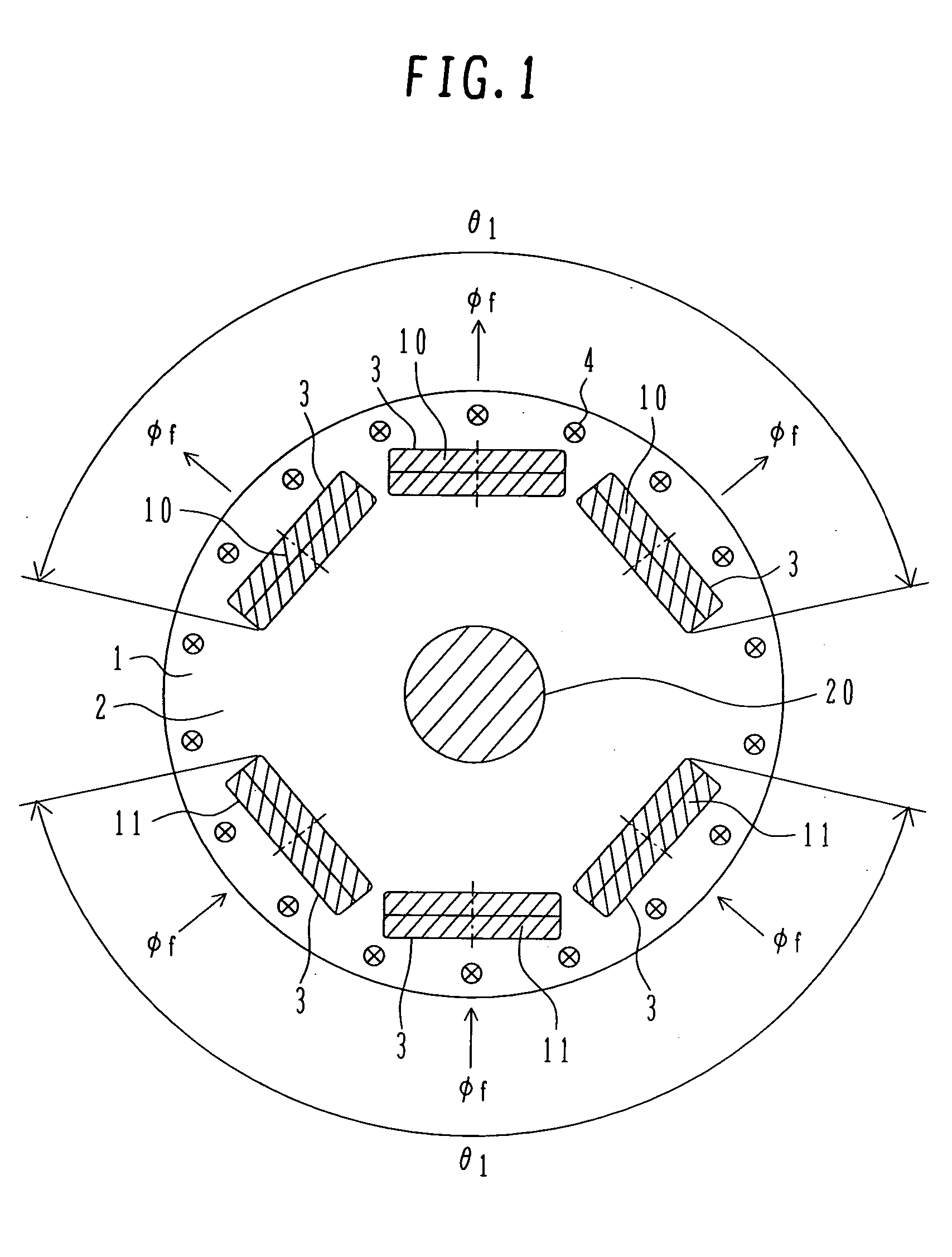 Rotor of permanent magnet rotating electric machine