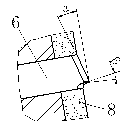 Grinding shoe used for grinding and milling under the shaft of oil field and manufacturing method thereof