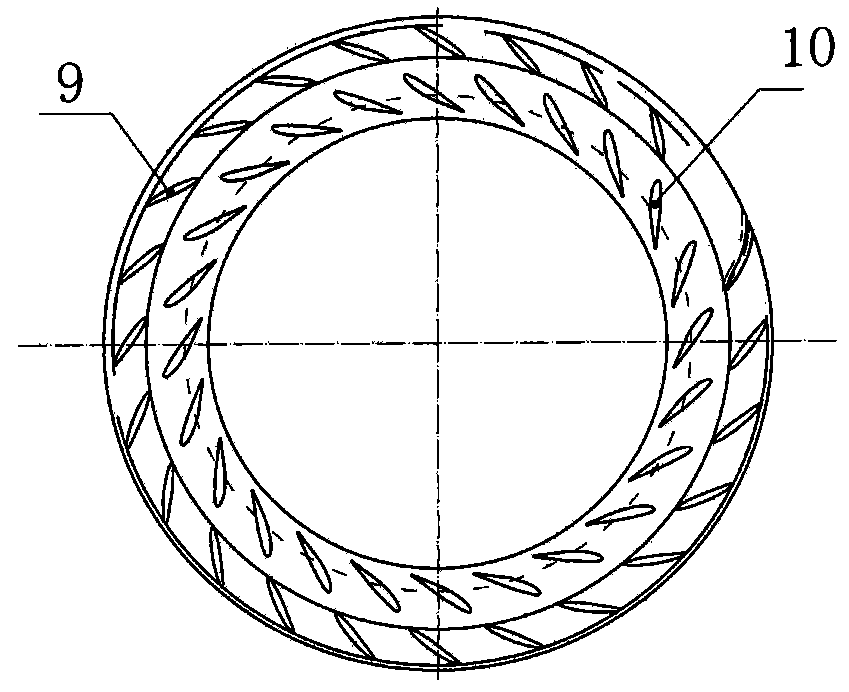 Radial-axial flow turbine employing novel guide blade and runner blade profile