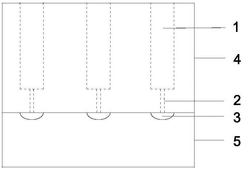 Cavity type structured nano imprinting template and imprinting forming method therefor