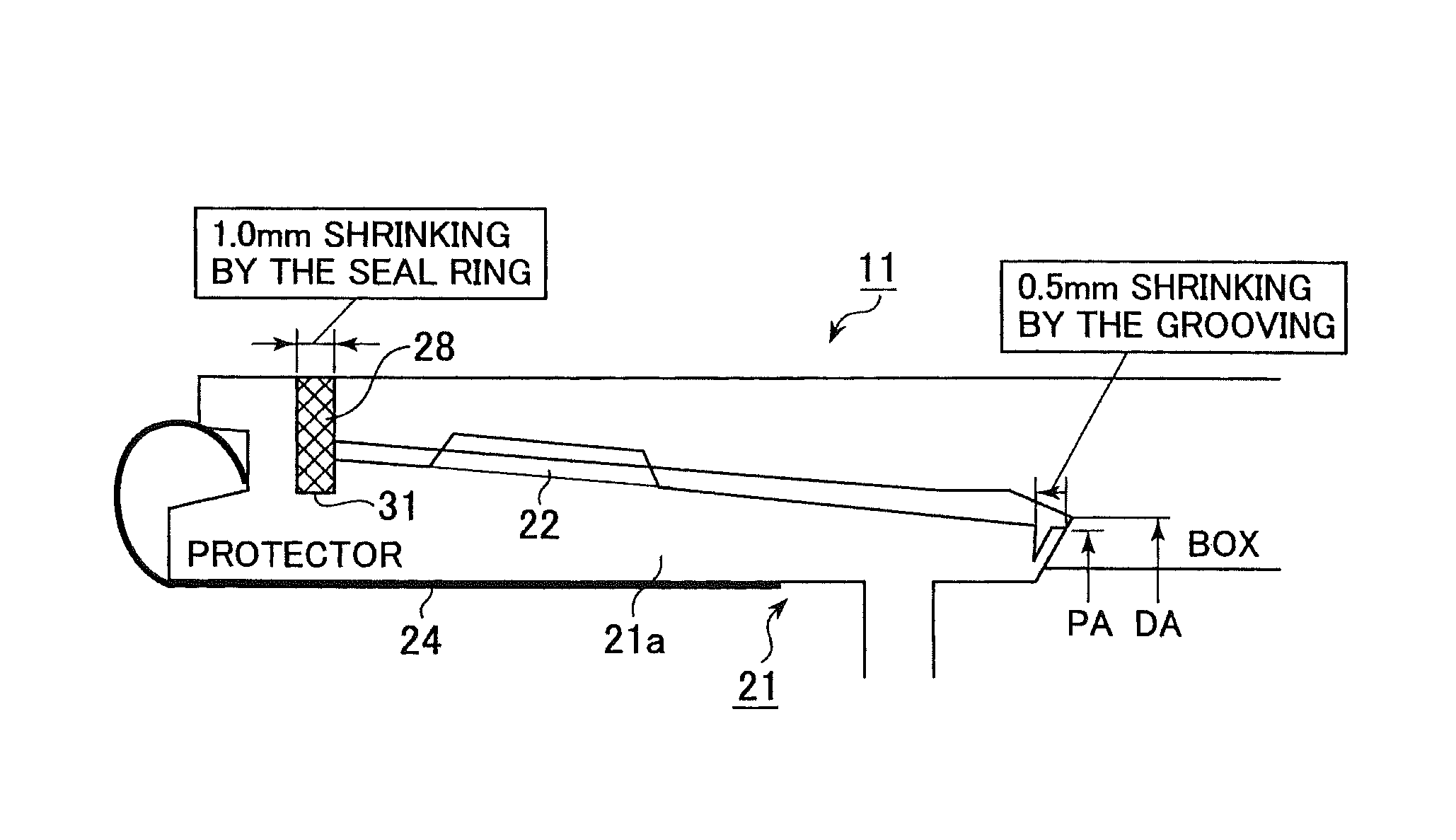 Box protector for a threaded joint for pipes