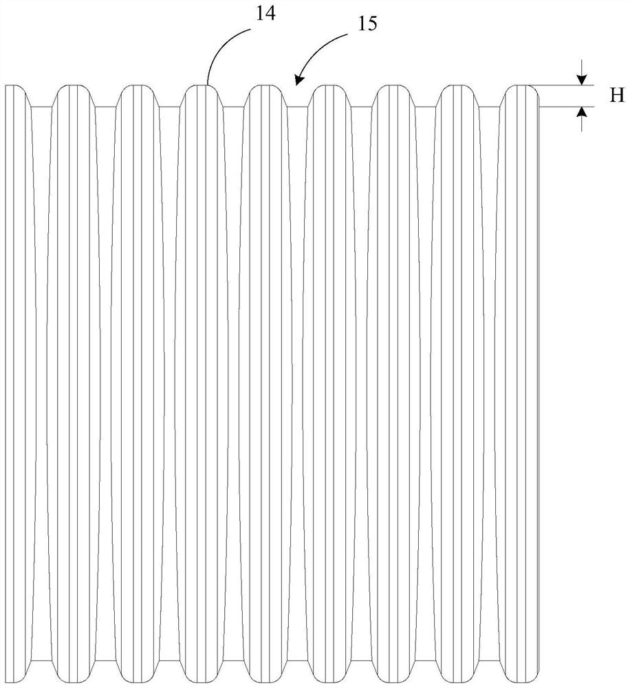 Fresh air pipe and forming process thereof