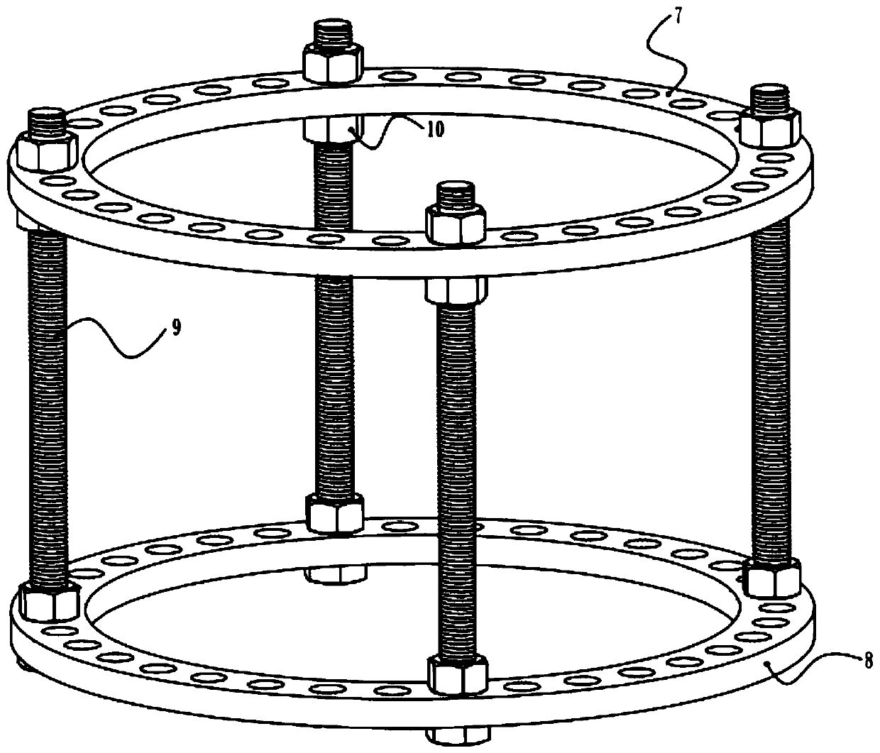 An ankle-foot external fixation device for correcting clubfoot deformity