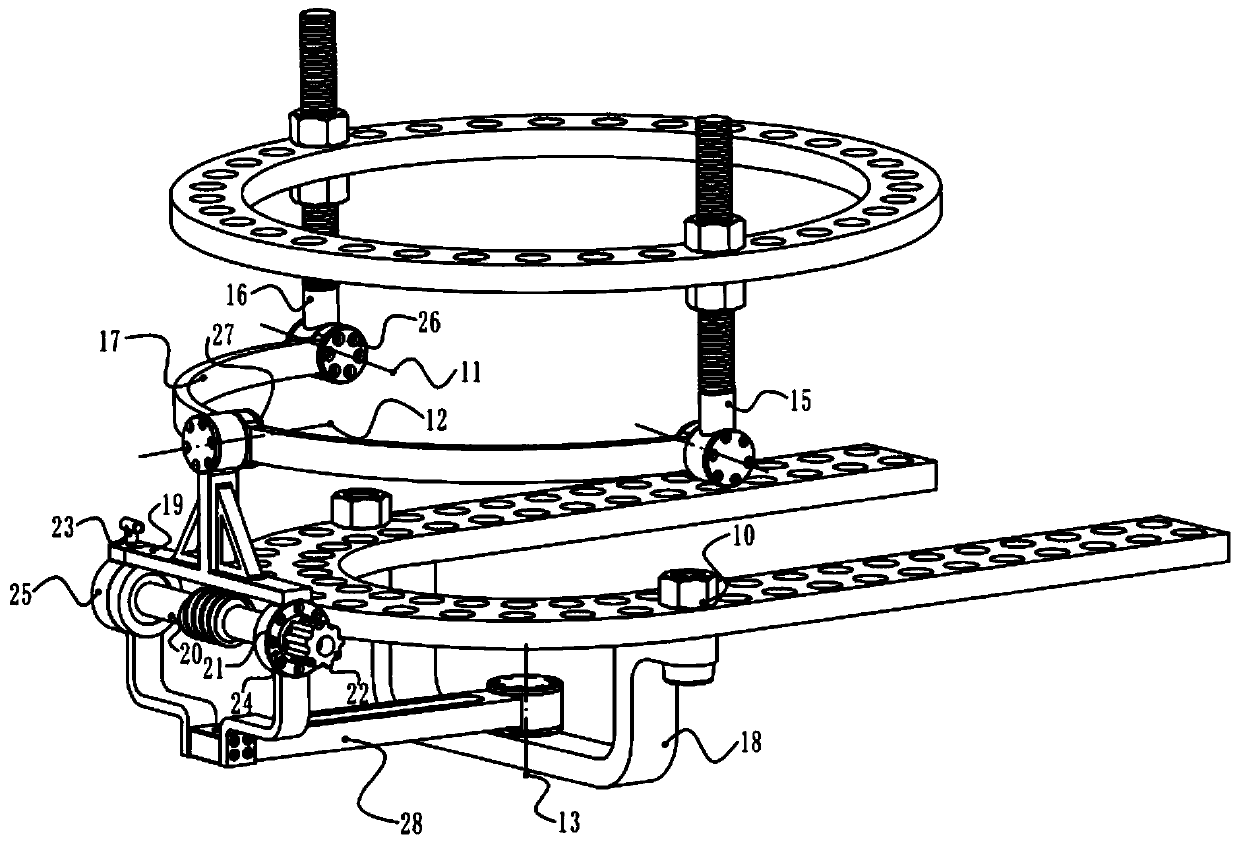 An ankle-foot external fixation device for correcting clubfoot deformity